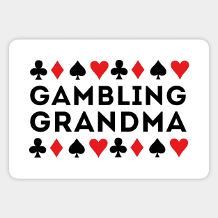 Gambling Grandma Magnet